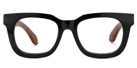 Sam Rectangle Wood Frame Glasses | Zeelool Optical