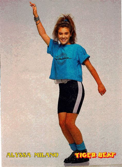 Alyssa Milano "Tiger Beat" California Raisin pinup... | Alyssa milano ...