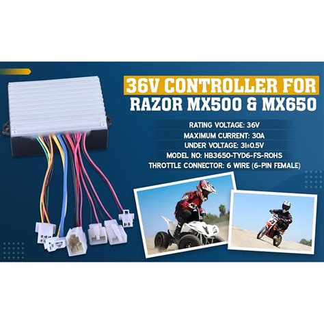 PrecisionAutoProducts Premium 36V Controller for Razor MX500 Electric ...