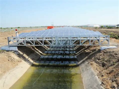 Canal-top solar power plant - How Gujarat canal is turning into a ...