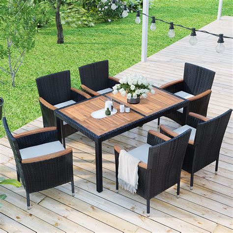 Outdoor two chair on sale and table set