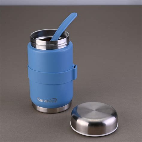Buy SERVEWELL Hydration Stainless Steel Vacuum Lunch Box - 540ml from ...