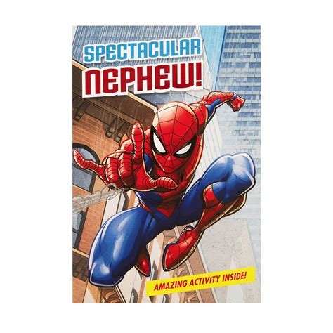 Buy Birthday Card for Nephew from Hallmark - Marvel's Spider-Man Design ...