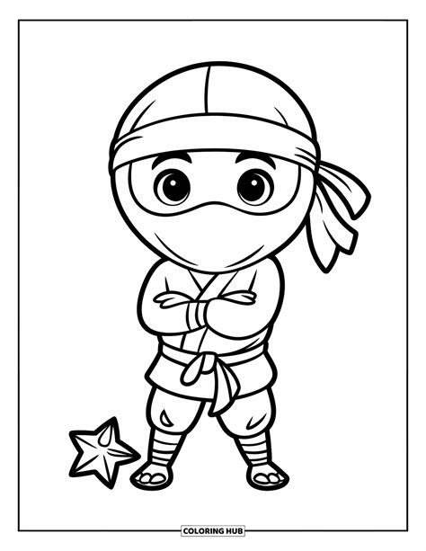 85+ Ninja Coloring Pages for Kids & Adults (Free Printable PDFs)