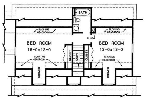 Cape Cod House Plan with 3 Bedrooms and 2.5 Baths - Plan 3569