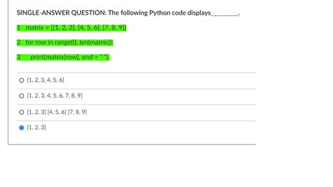 Image result for Matrix Coding Questions in Python