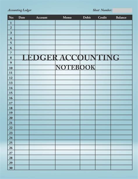 Account Book General Ledger at Martin Loya blog