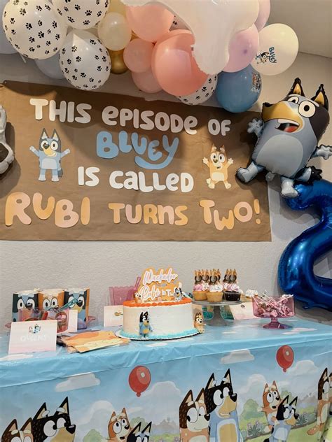 Bluey 2nd birthday party ideas – Artofit