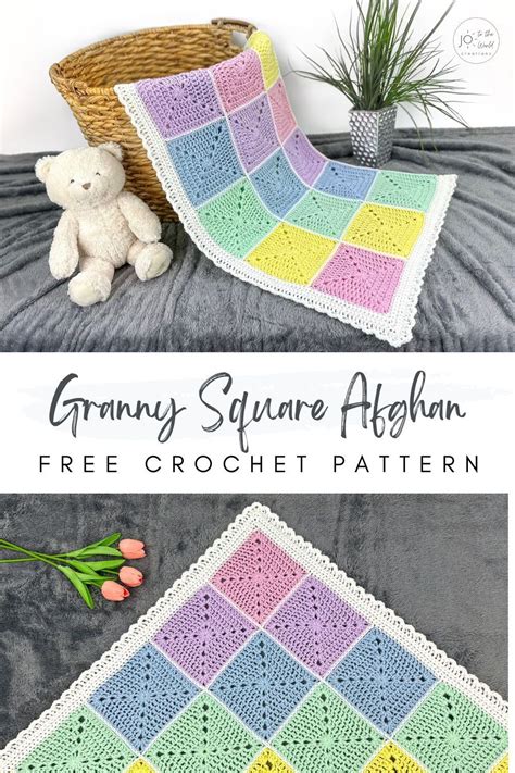 Image result for Granny Square Blanket Pattern