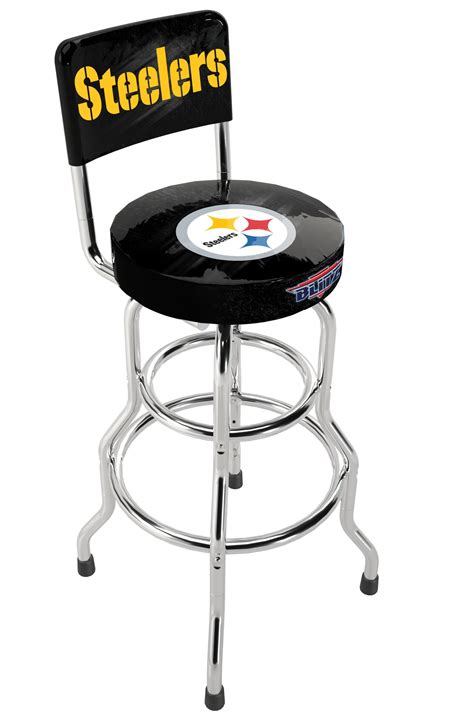 Pittsburgh Steelers NFL Blitz High Back Adjustable Swivel Stool ...