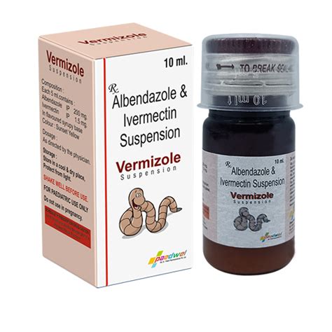 VERMIZOLE Suspension FITWEL PHARMACEUTICALS PVT. LTD.