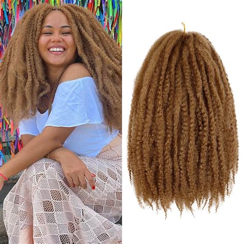 Buy AU-THEN-TIC Marley Hair 6 Packs 18 Inch Marley Twist Braiding Hair ...