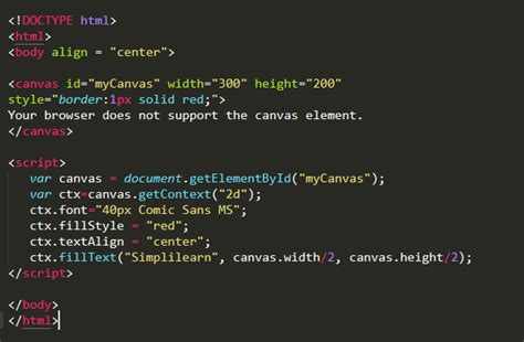 HTML5 Canvas Tutorial 的图像结果
