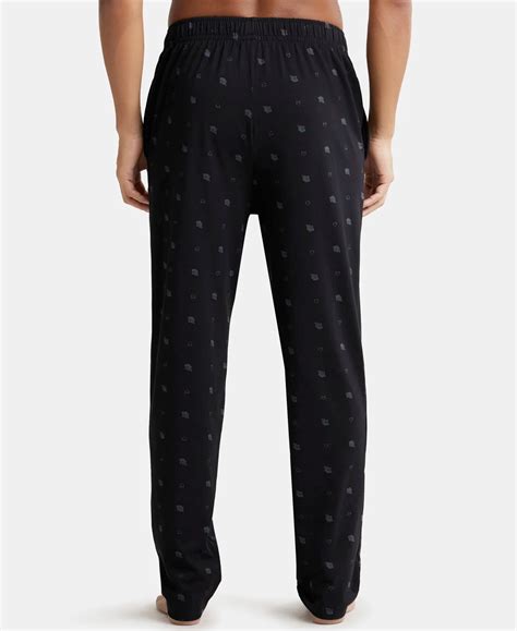 Buy Super Combed Cotton Elastane Stretch Regular Fit Pyjama with Inner ...