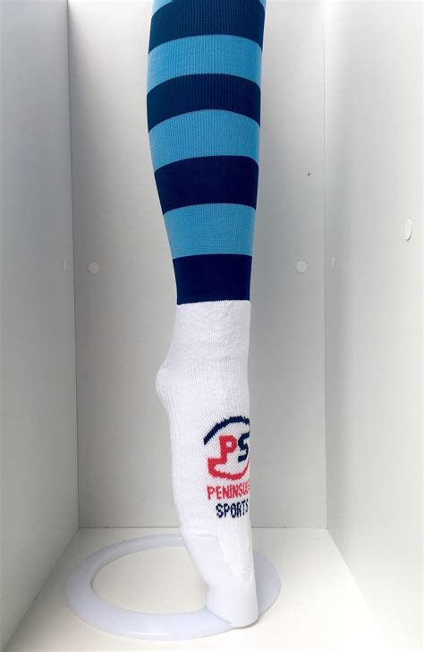 XL Compression Socks Navy & Sky Blue (6-12) - Peninsula Sports