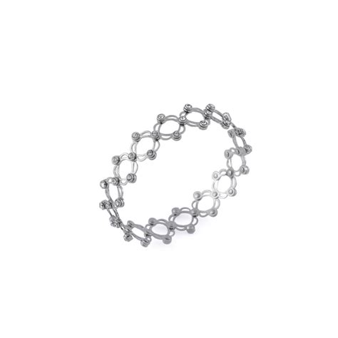 Silver Ring Cum Bracelet with Stone for Women – Prinjal Jewels