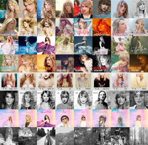 I made each every album cover in each era's style : TaylorSwift ...