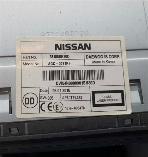 Image result for Nissan Note Radio Code