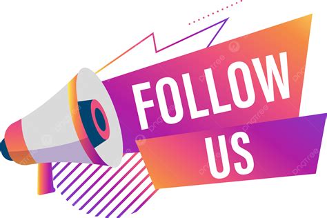 Siga Nos No Botão De Rótulo De Mídia Social Do Instagram Com ícone De ...