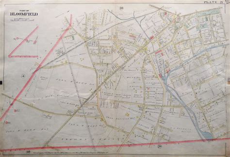 Historic Maps of Bloomfield, New Jersey - Historical Society of Bloomfield
