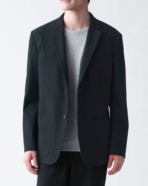 Buy Black Blazers & Waistcoats for Men by MUJI Online | Ajio.com