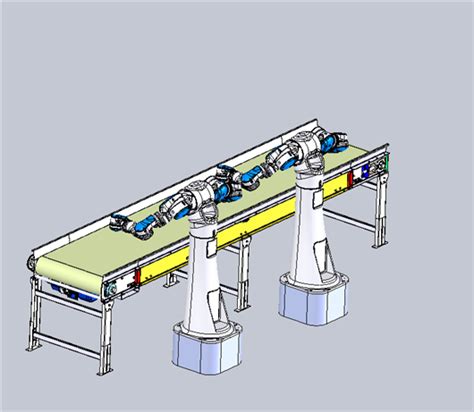 机器人自动组装流水线3D模型下载_三维模型_STEP模型 - 制造云 | 产品模型