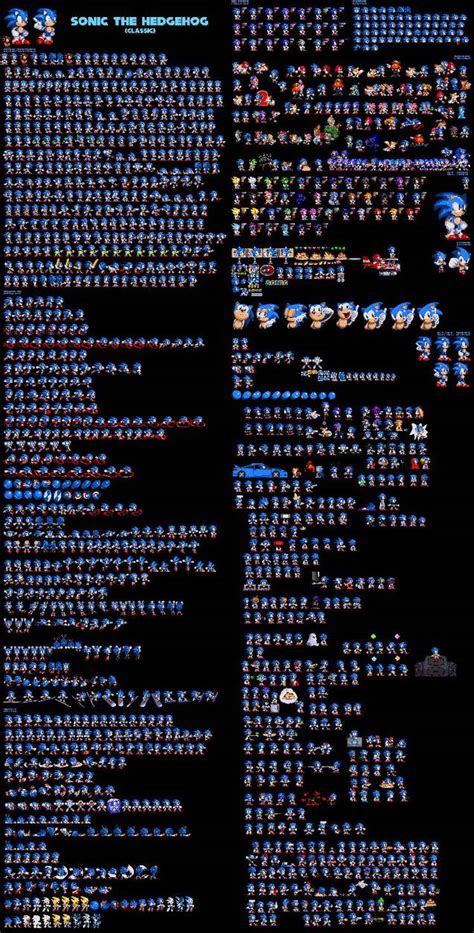 Modgen Sonic Sprite sheet supreme Sprite sheet by ThiagoMexYT on DeviantArt