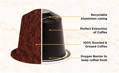 Coffeeza Forte Aluminium Coffee Capsules, Intensity – 12/10 - Nespresso ...