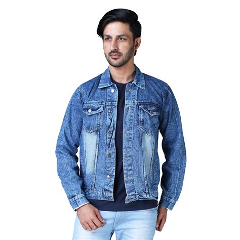 Buy Xee Men's Regular Jacket (M-DENIM-JACKET-05-XXL_Blue_2XL) at Amazon.in