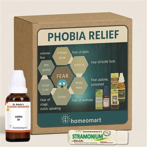 Phobia Treatment Medication Homeopathy | Fear & Anxiety Relief Kit ...