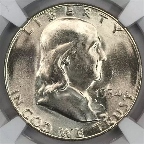 1954-S Franklin Half Dollar NGC MS-66 - Old Pueblo Coin