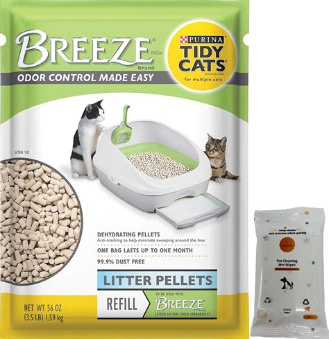 Amazon.com : Tidy Cats Breeze Cat Litter Pellets, Refill 3.5 lb : Pet ...