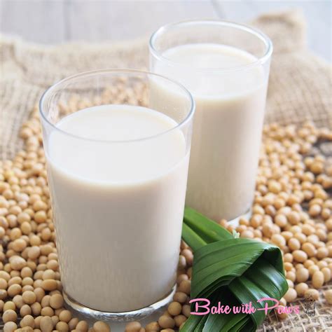 Homemade Soy Milk - BAKE WITH PAWS