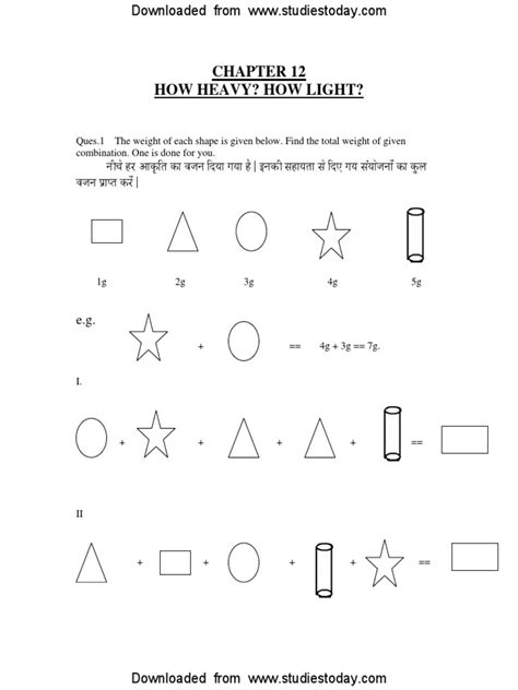 Image result for Class 4 Maths Chapter 12 Worksheet