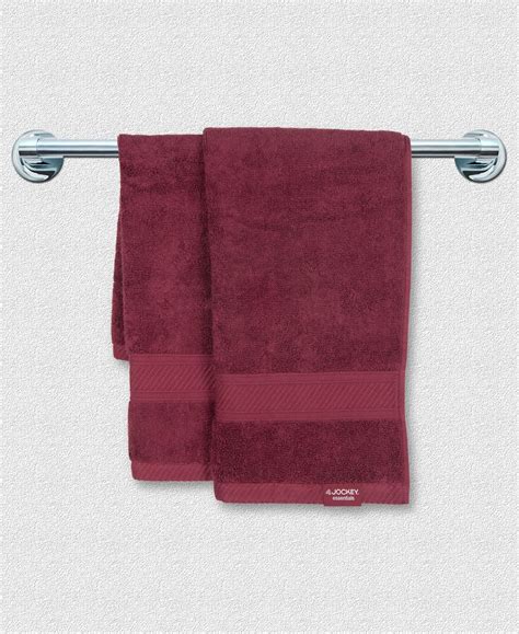 Buy Cotton Terry Ultrasoft and Durable Solid Hand Towel - Burgundy ...