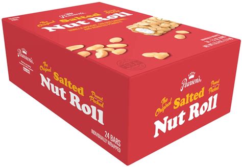 Amazon.com: Pearson's Original Salted Nut Roll Candy Bar, 2.2 Ounce ...