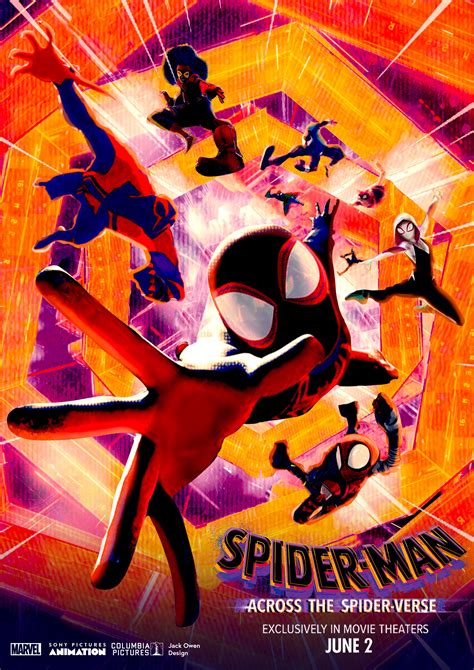 Spider man across the spider verse poster – Artofit