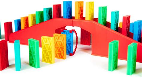 Buy Bulk Dominoes 68pcs Kinetic Dominoes Building Toppling Chain ...