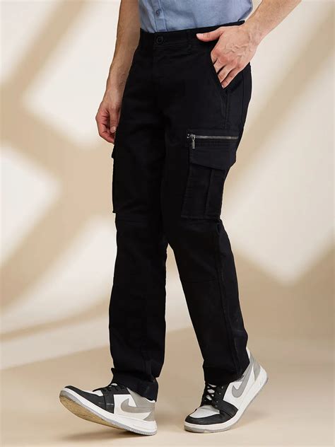 Being Human Mens-Bottom Cargo Black