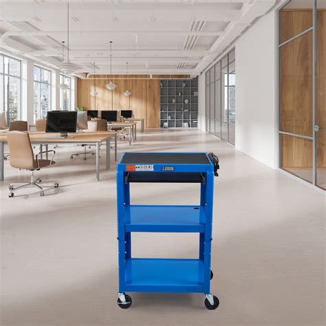 Luxor 42-in 1-Drawer Table Utility Cart UCMT1KB-RB at Lowes.com