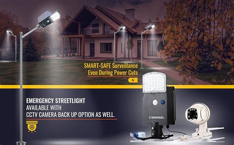 SPARKEL India's First Emergency Streetlight 30W Energy Saving Inverter ...