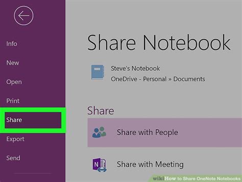 Image result for How to Share a Notebook in OneNote