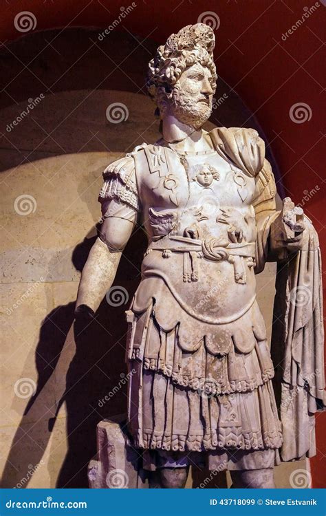 Roman emperor Hadrian stock image. Image of caesar, perge - 43718099