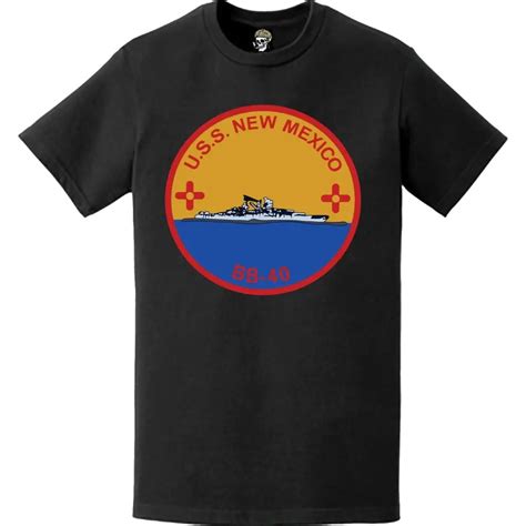 USS New Mexico (BB-40) Battleship Logo Emblem T-Shirt