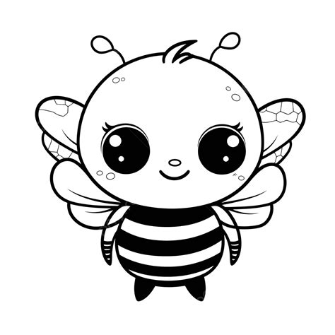 Bee Coloring Sheet