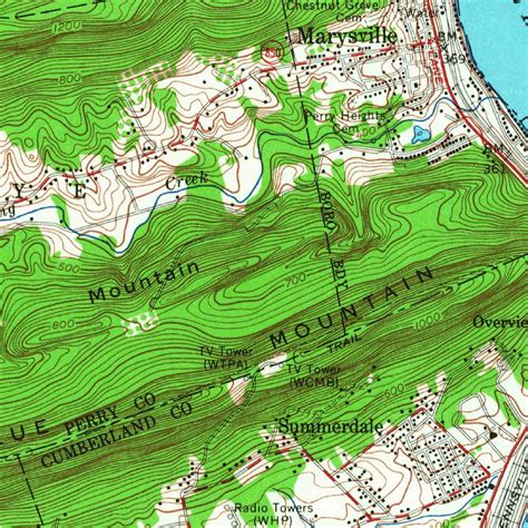 Harrisburg, PA (1956, 62500-Scale) Map by United States Geological ...