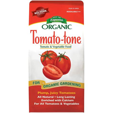 Tomato-tone Organic Fertilizer - FOR ALL YOUR TOMATOES, 4 lb. bag ...