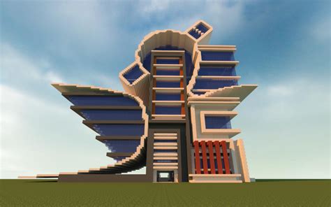 Image result for Minecraft Futuristic Building Small