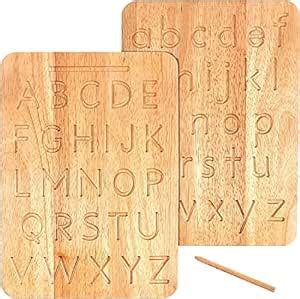 iFix Wooden Learning Educational Alphabet Board & Puzzle with Dummy ...