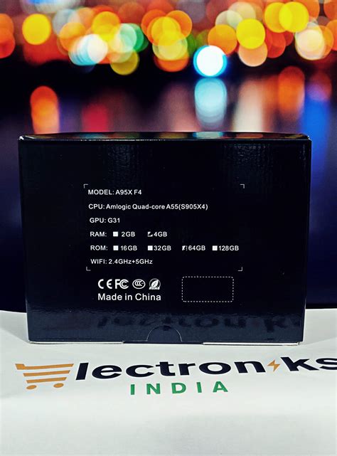 E-India A95X F4 Amlogic S905X4 Smart Android 11 TV Box 4K HD YouTube ...